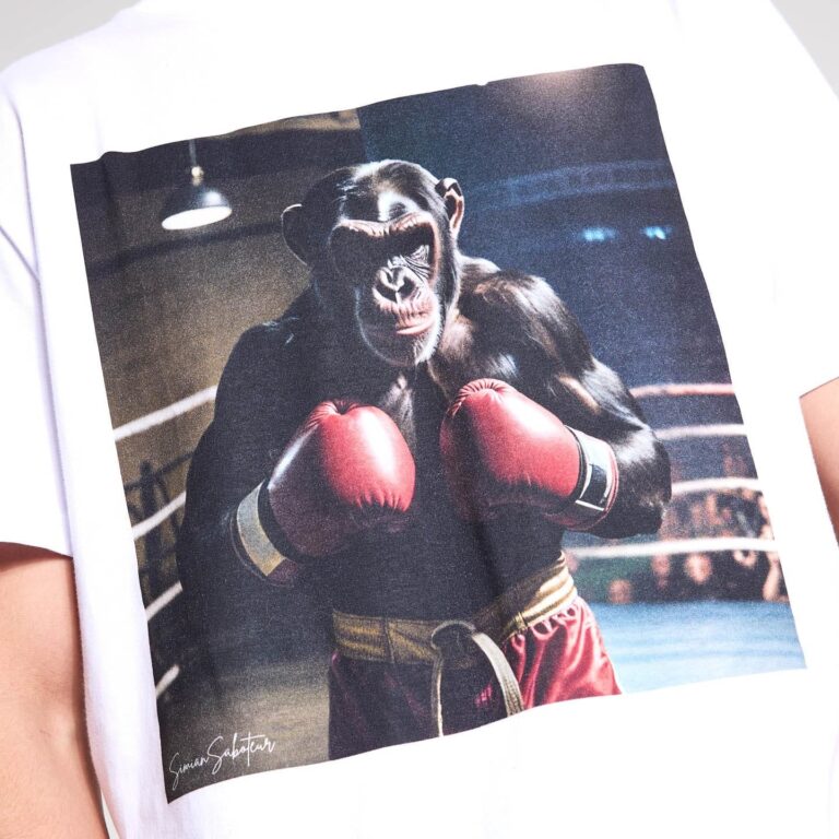 Boxer – Graphic Tee White image 1