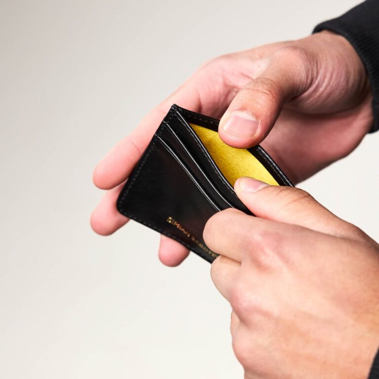 Signature Leather Card Holder image 3